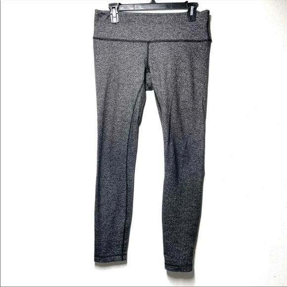 Lululemon Wunder Under Herringbone Black 8 - Picture 2 of 3